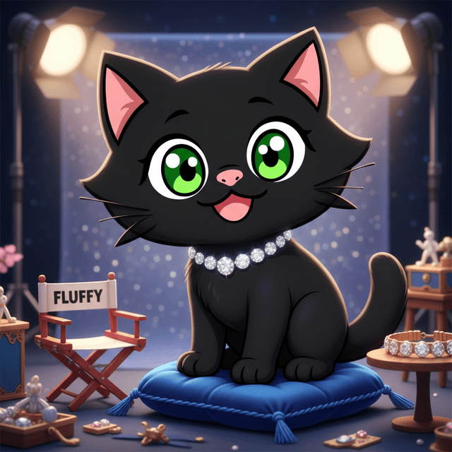 Fluffy behind the scenes