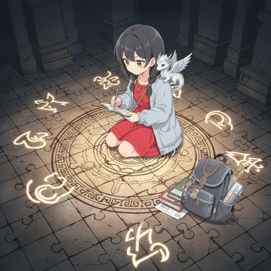 Lily behind the scenes